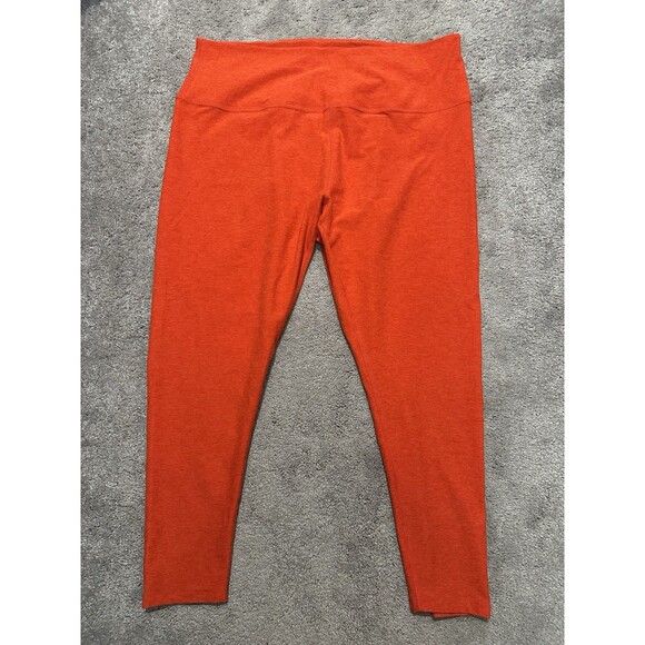 Beyond Yoga 3X Spacedye Caught In The Midi High Waisted Legging Orange Fall - Picture 1 of 10